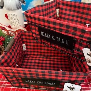 Rae Dunn Holiday Wire Storage